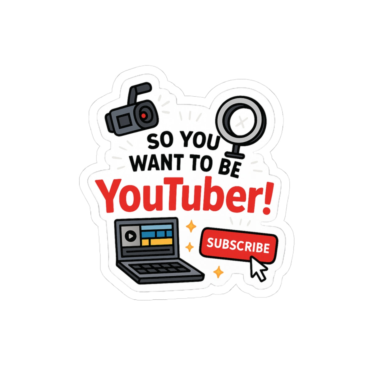 YouTuber - sticker