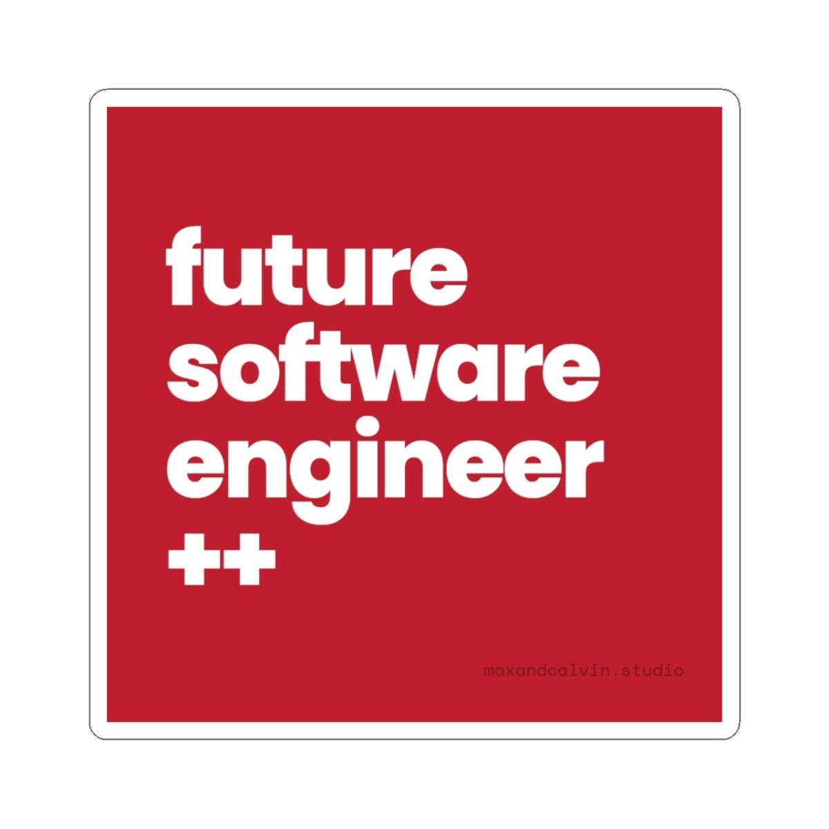 Future Software Engineer - Sticker