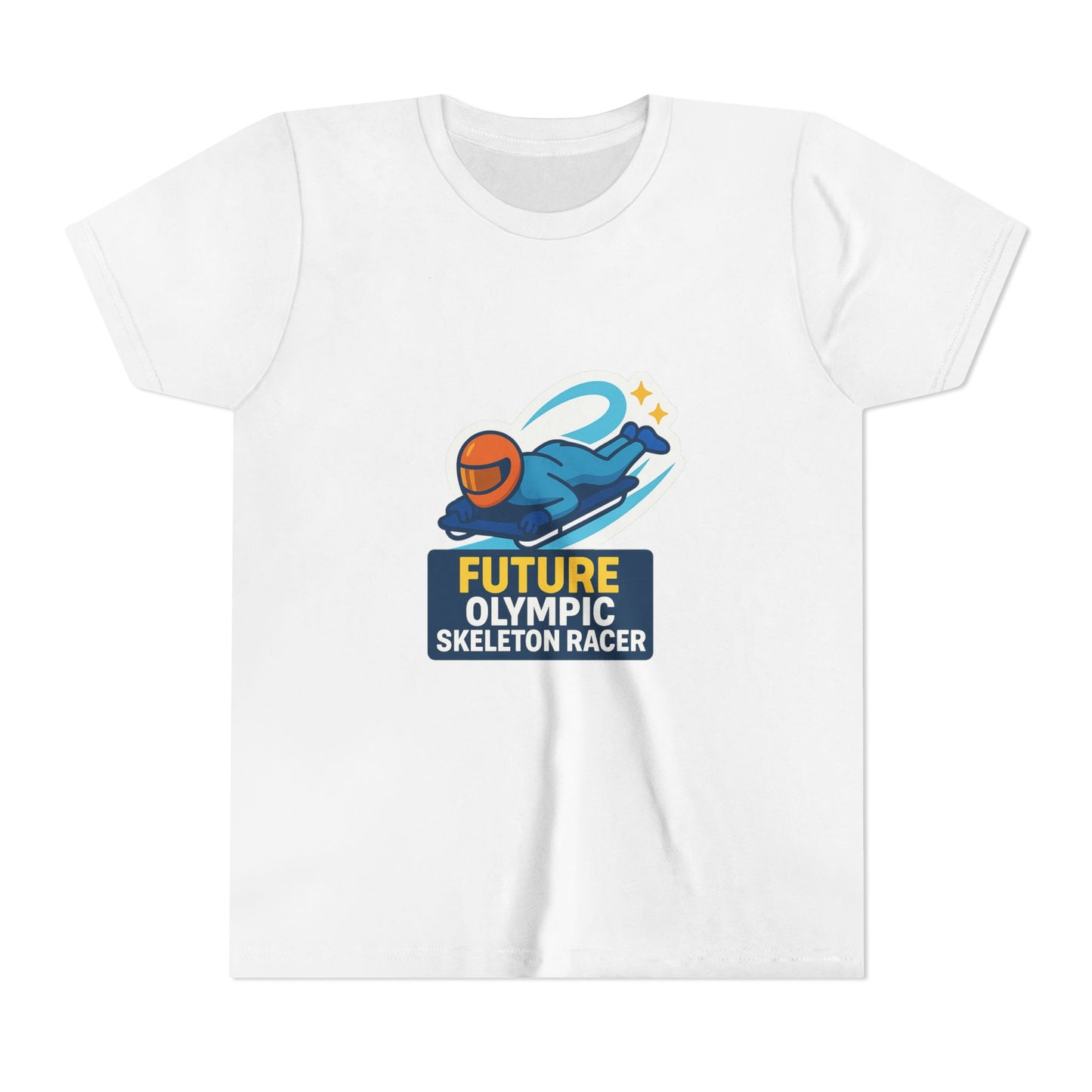 Future Olympic Skeleton Racer kids t-shirt