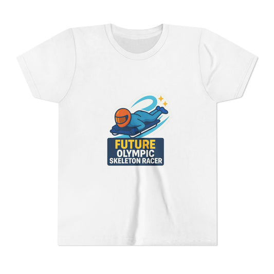 Future Olympic Skeleton Racer kids t-shirt
