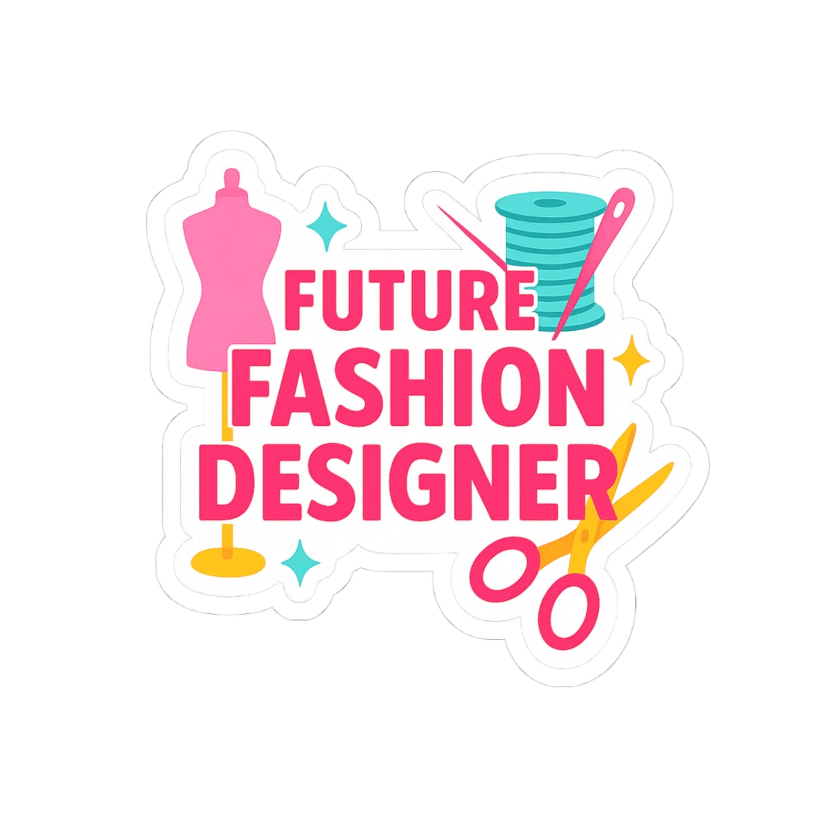 Future Fashion Designer - Sticker