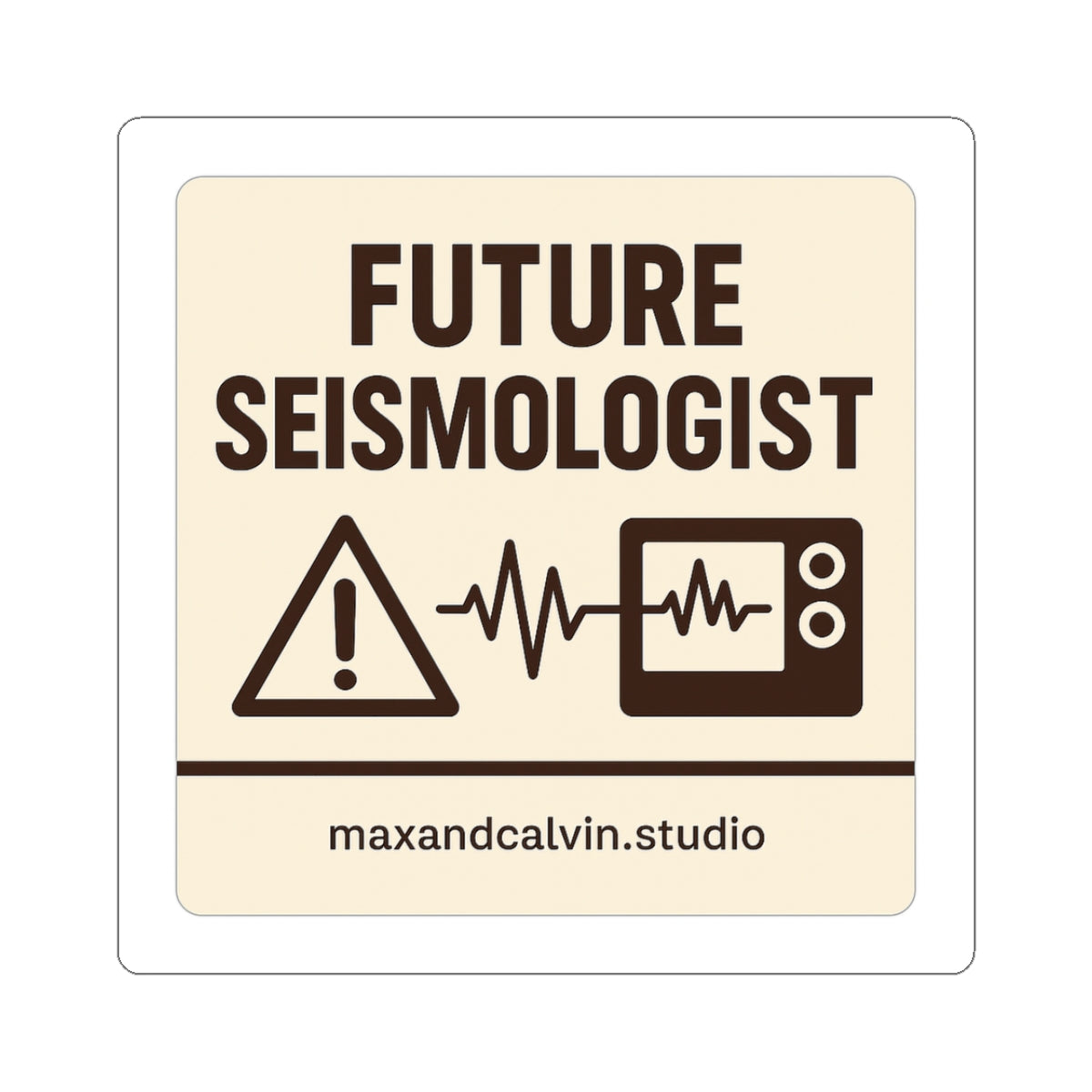 Future Seismologist - Sticker