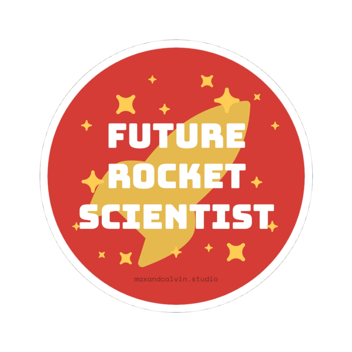 Future Rocket Scientist - sticker